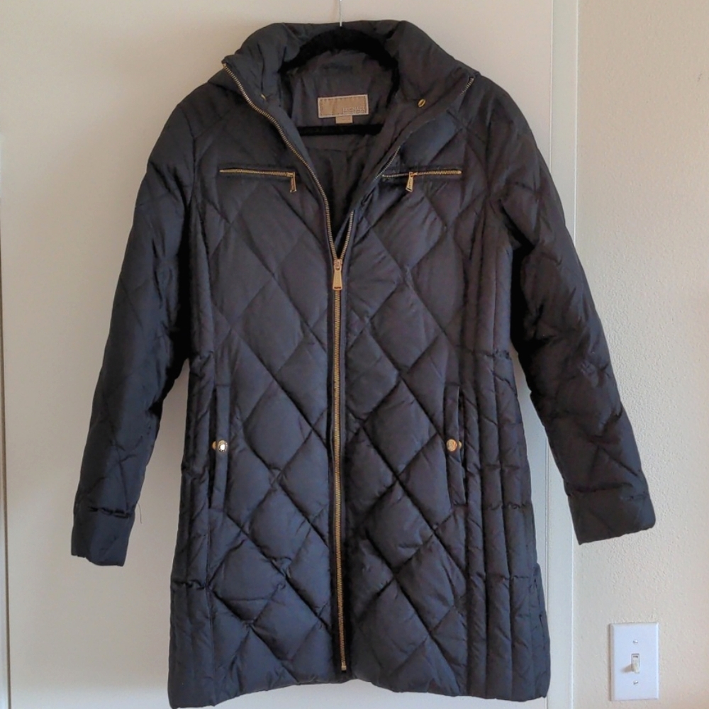Michael Kors Black Down Jacket